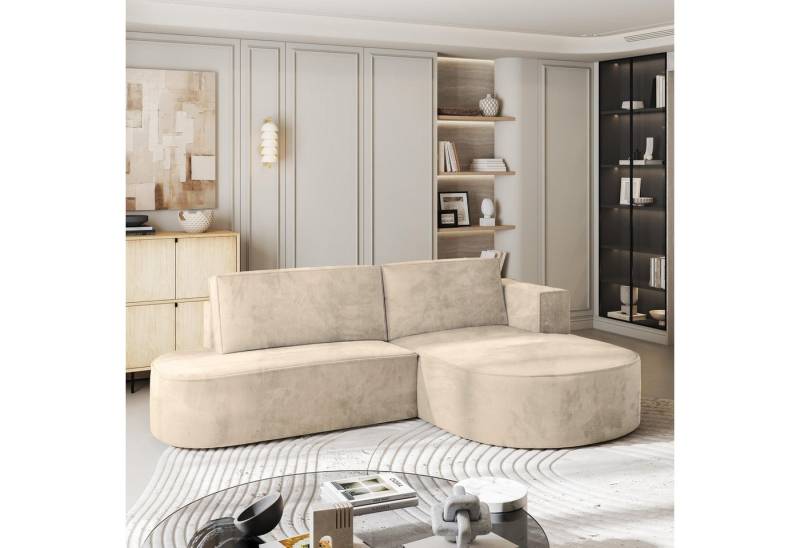Masseno Ecksofa CORTIO mit Schlaffunktion L-Form, Sofa mit Bettkasten von Masseno
