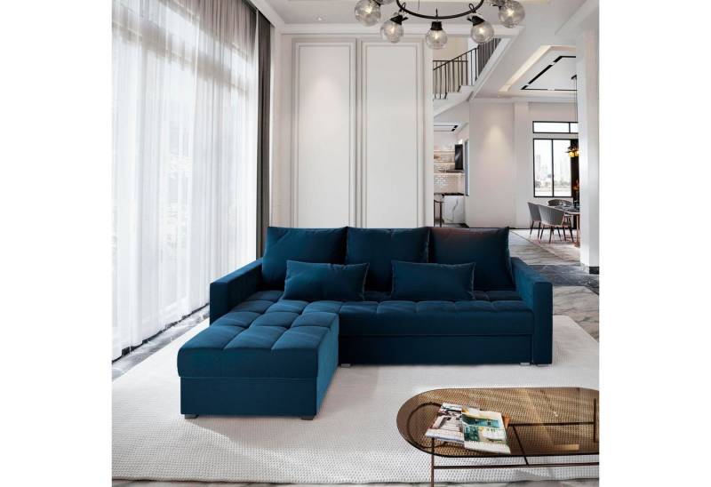 Masseno Ecksofa KOS PIK mit Schlaffunktion L-Form, Sofa mit Bettkasten von Masseno
