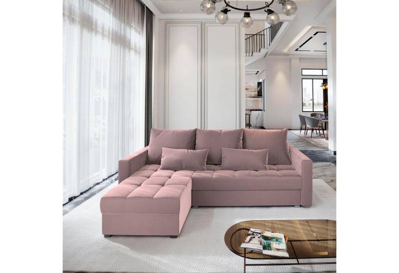 Masseno Ecksofa KOS PIK mit Schlaffunktion L-Form, Sofa mit Bettkasten von Masseno