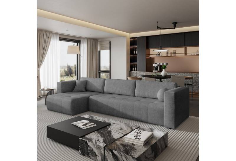 Masseno Ecksofa OLVERA mit Schlaffunktion L-Form, Sofa mit Bettkasten von Masseno