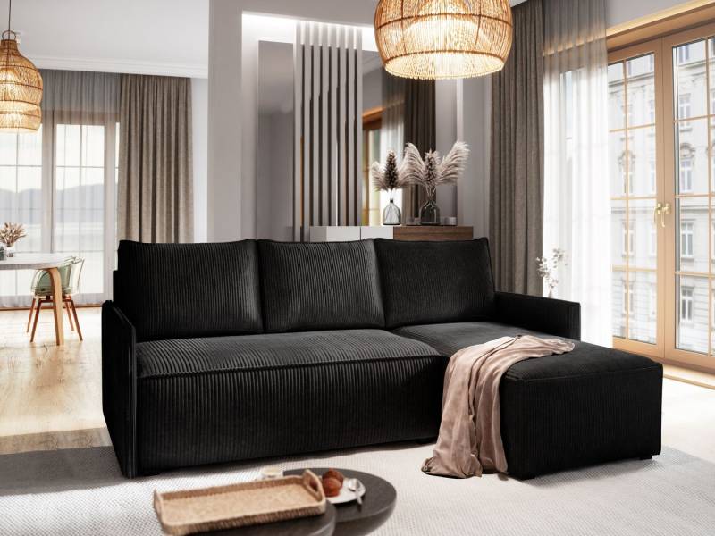 Masseno Ecksofa PERUSI mit Schlaffunktion L-Form, Sofa mit Bettkasten von Masseno