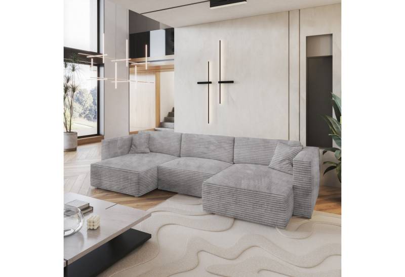 Masseno Ecksofa SARMO mit Schlaffunktion U-Form, Sofa mit Bettkasten Masseno Ecksofa SARMO mit Schlaffunktion U-Form, Sofa mit Bettkasten von Masseno