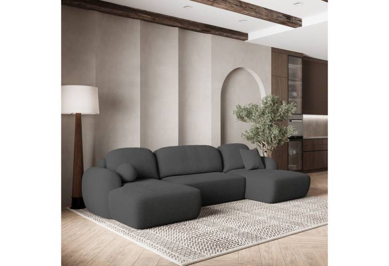 Masseno Ecksofa SAVONA mit Schlaffunktion U-Form, Sofa mit Bettkasten von Masseno