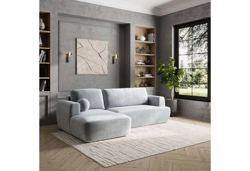 Masseno Ecksofa SENTI mit Schlaffunktion L-Form, Sofa mit Bettkasten von Masseno