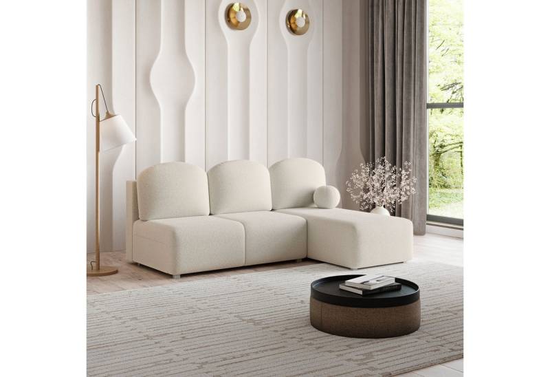 Masseno Ecksofa TRAMA mit Schlaffunktion L-Form, Sofa mit Bettkasten von Masseno