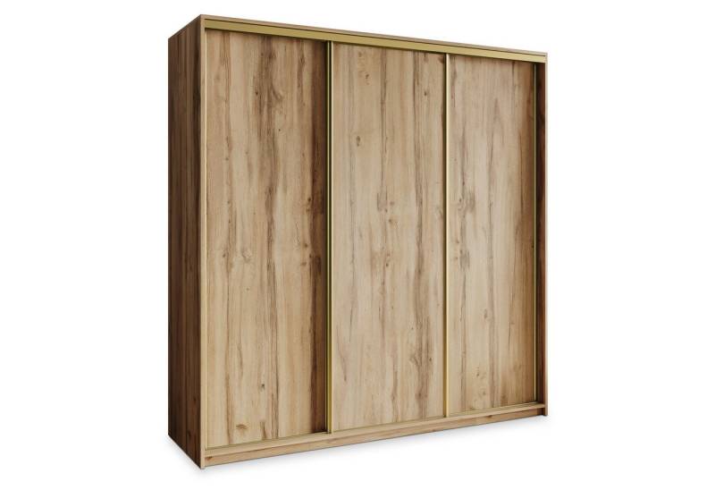 Masseno Schwebetürenschrank NISSE Kleiderschrank mit Schubladen Schrank Schlafzimmerschrank von Masseno