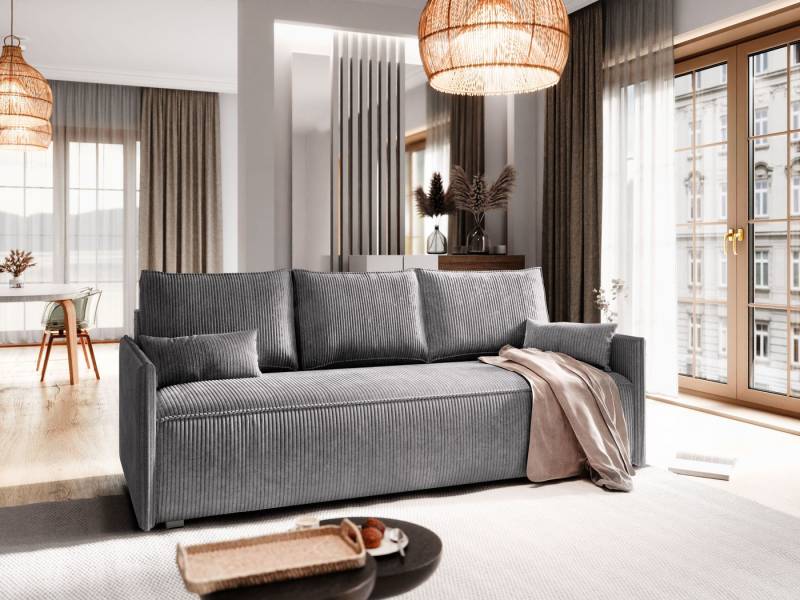 Masseno Sofa MESTOR mit Schlaffunktion, Schlafsofa, Couch mit Bettkasten von Masseno