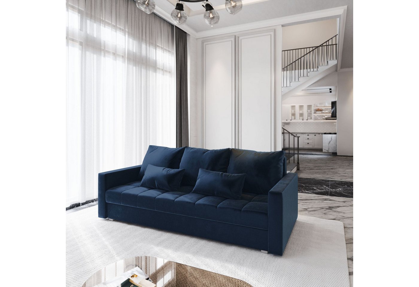 Masseno Sofa SIRO mit Schlaffunktion, Schlafsofa, Couch mit Bettkasten Masseno Sofa SIRO mit Schlaffunktion, Schlafsofa, Couch mit Bettkasten von Masseno