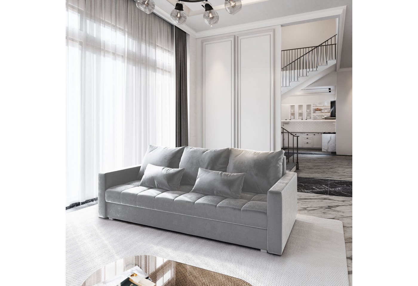 Masseno Sofa SIRO mit Schlaffunktion, Schlafsofa, Couch mit Bettkasten Masseno Sofa SIRO mit Schlaffunktion, Schlafsofa, Couch mit Bettkasten von Masseno