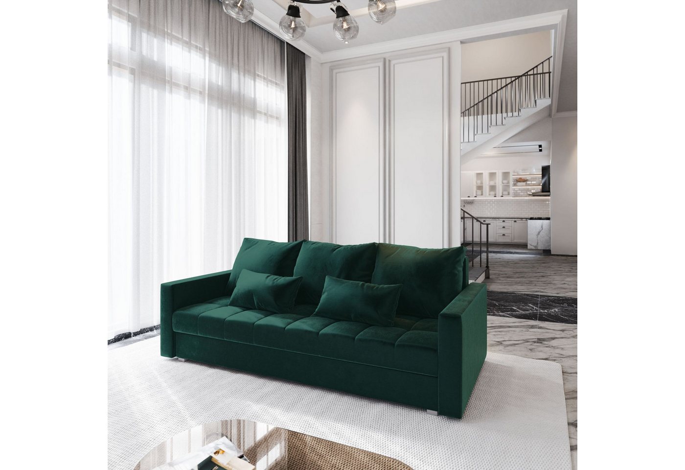 Masseno Sofa SIRO mit Schlaffunktion, Schlafsofa, Couch mit Bettkasten Masseno Sofa SIRO mit Schlaffunktion, Schlafsofa, Couch mit Bettkasten von Masseno