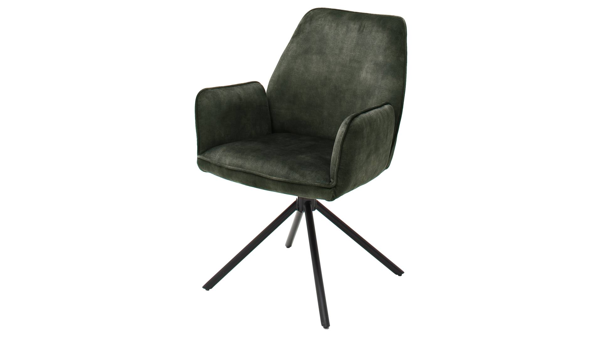 Armlehnstuhl olive Drehstuhl Veloursoptik - OTTAWA Armlehnstuhl olive Drehstuhl Veloursoptik - OTTAWA von Massivart