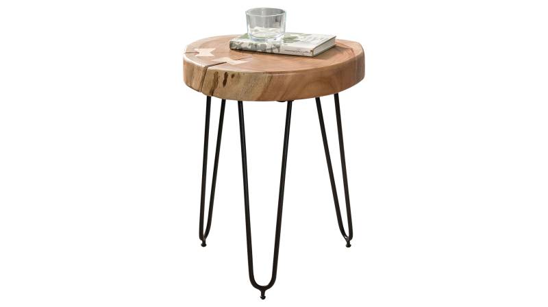 Beistelltisch Akazie massiv lackiert - rund - 35 x 45 cm - ACAS Beistelltisch Akazie massiv lackiert - rund - 35 x 45 cm - ACAS von Massivart