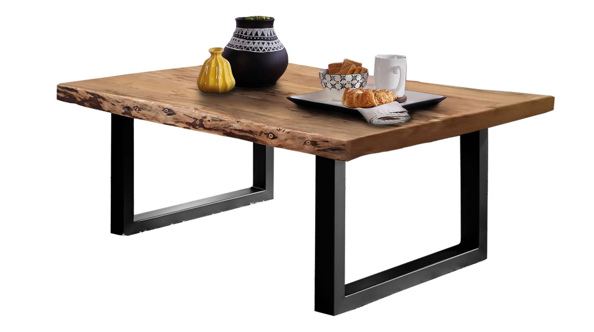 Couchtisch Baumkante Akazie lackiert massiv 120 x 80 cm - TICO Couchtisch Baumkante Akazie lackiert massiv 120 x 80 cm - TICO von Massivart