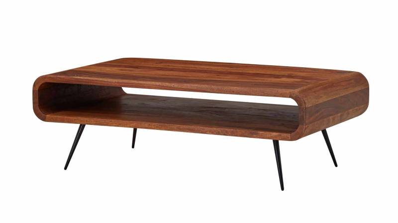 Couchtisch Sheesham massiv gebeizt - 90 x 55 cm - RAYNE von Massivart