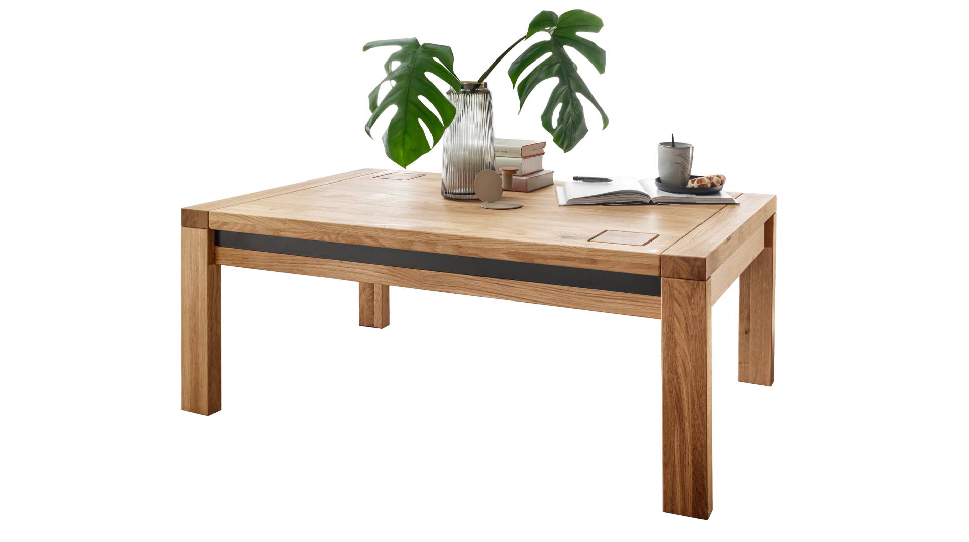 Couchtisch Wildeiche massiv geölt 118 x 70 cm - GIRONA Couchtisch Wildeiche massiv geölt 118 x 70 cm - GIRONA von Massivart