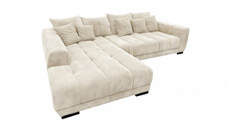Ecksofa Cord beige 300 x 215 cm - ARTEMIS von Massivart