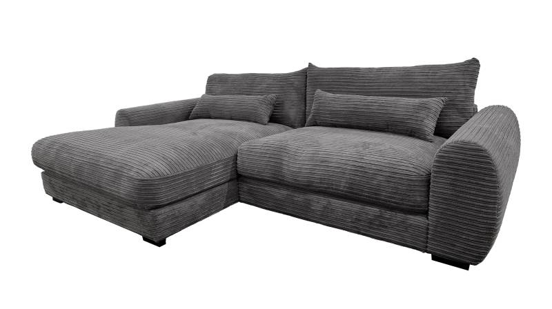 Ecksofa Cord grau 265 x 180 cm - OT links - MARK Ecksofa Cord grau 265 x 180 cm - OT links - MARK von Massivart