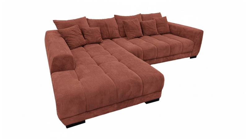 Ecksofa Cord rost 300 x 215 cm - ARTEMIS von Massivart