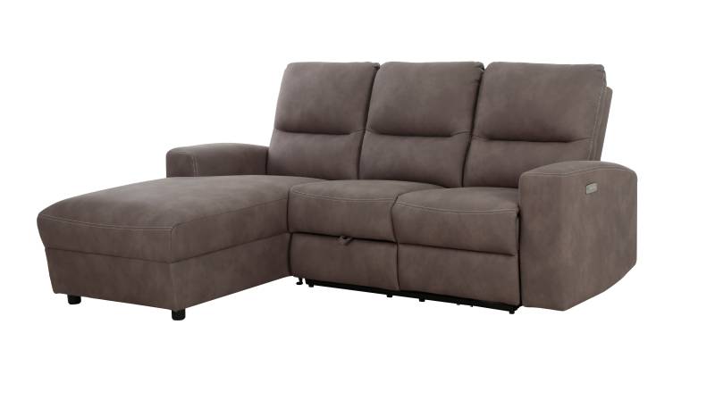 Ecksofa braun 216 x 156 cm mit Relaxfunktion Federkern - PALINA Ecksofa braun 216 x 156 cm mit Relaxfunktion Federkern - PALINA von Massivart