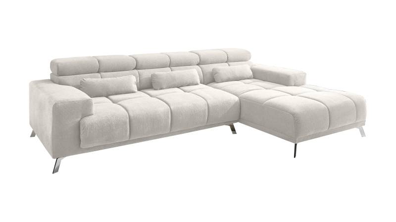 Ecksofa creme ausziehbar - Sitztiefenverstellung 285 cm - OT rechts - SPEED Ecksofa creme ausziehbar - Sitztiefenverstellung 285 cm - OT rechts - SPEED von Massivart