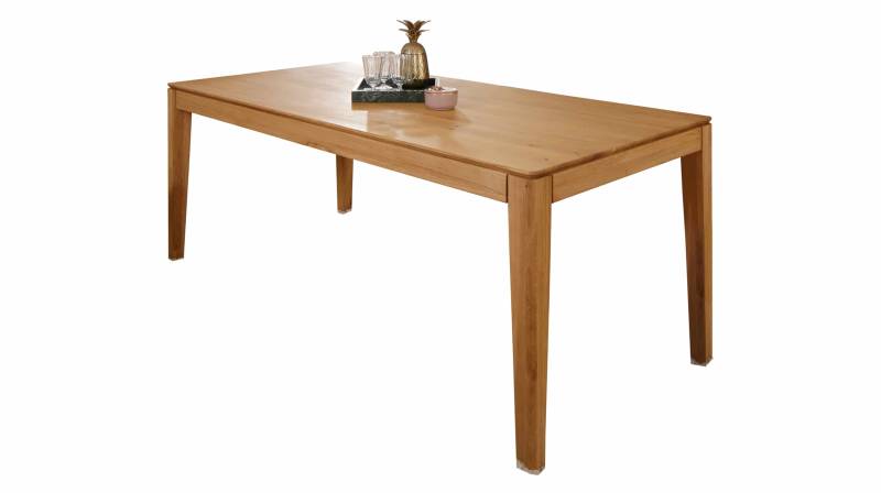 Esstisch Massivholztisch 160 cm Wildeiche ausziehbar - FLAVIA von Massivart