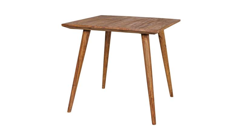 Esstisch Sheesham Massivholz 80 x 80 cm - Quadratisch & Gebeizt - RAINE von Massivart