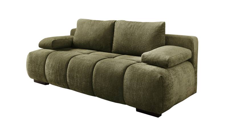 Schlafsofa grün mit Bettkasten 213 cm - RENO Schlafsofa grün mit Bettkasten 213 cm - RENO von Massivart