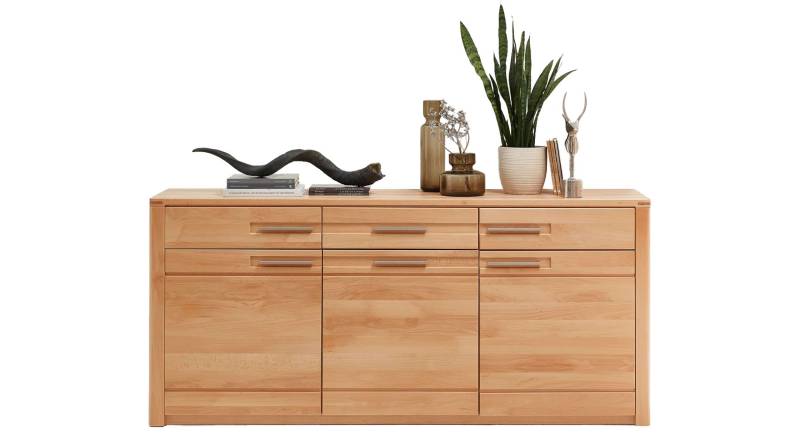 Sideboard mit 3 Schubladen Kernbuche 190 cm - NATURE ONE von Massivart