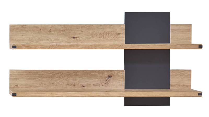 Wandboard Wildeiche teilmassiv - graphit - 120 cm - CATANIA von Massivart