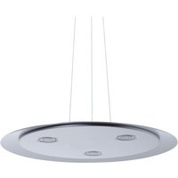 Hängeleuchte led Pendellampe Esszimmer Pendelleuchte Wohnzimmerlampe, aus Metall chromfarben, 3x led 7,5W 350Lm warmweiß, DxH 50x150 cm Hängeleuchte led Pendellampe Esszimmer Pendelleuchte Wohnzimmerlampe, aus Metall chromfarben, 3x led 7,5W 350Lm warmweiß, DxH 50x150 cm von Massive