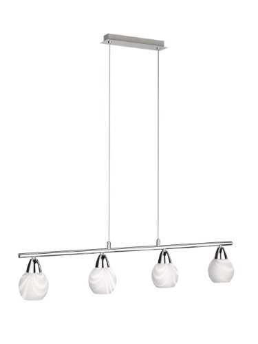 Massive Suspension light Pendelleuchte, Metall, E14, silber, 85.6 x 10 x 0 cm von Philips Lighting