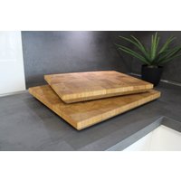 stirnholz Schneidebrett Aus Eiche Mit "Schweizer Kante " stirnholz Schneidebrett Aus Eiche Mit "Schweizer Kante " von MassivholzDesign1