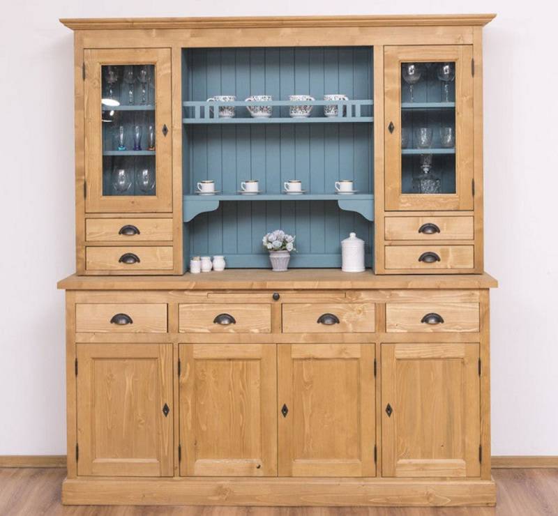 Massivholzmoebel-Becker Buffet Breiter Buffetschrank aus Massivholz im Landhausstil von Massivholzmoebel-Becker