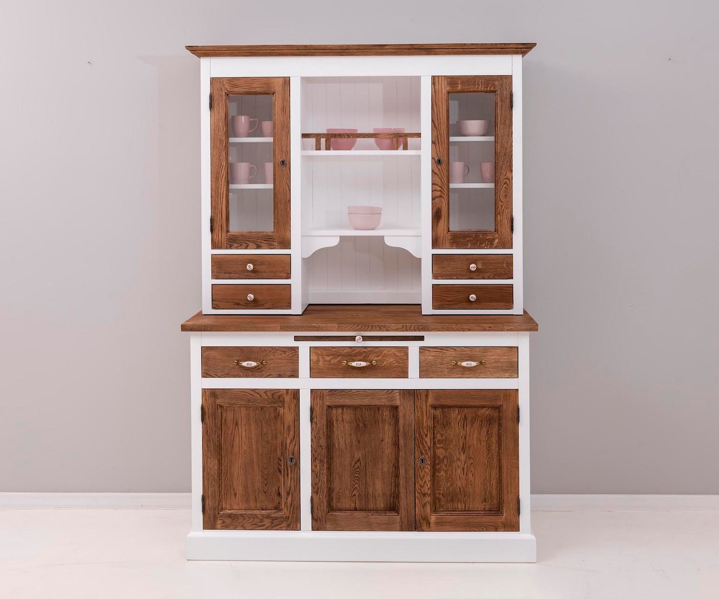 Massivholzmoebel-Becker Küchenbuffet Küchen- und Buffetschrank aus massiver Eiche, Geschirrschrank Massivholzmoebel-Becker Küchenbuffet Küchen- und Buffetschrank aus massiver Eiche, Geschirrschrank von Massivholzmoebel-Becker