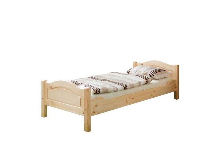 Einzelbett in Kieferfarben Landhausstil Einzelbett in Kieferfarben Landhausstil von Massivio