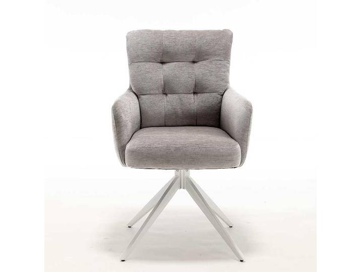 Essstuhl Stuhl Set in Taupe mit Gestell aus Metall (2er Set) von Massivio