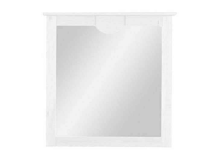 Garderobenspiegel weißer Holzrahmen Kiefer Garderobenspiegel weißer Holzrahmen Kiefer von Massivio
