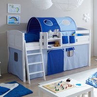 Kinderbett in Weiß-Blau Weiß von Massivio