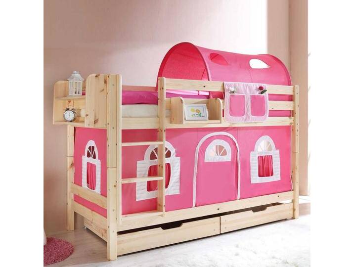 Kinderetagenbett in Rosa Regal Kinderetagenbett in Rosa Regal von Massivio