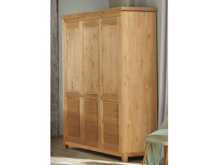 Schlafzimmerschrank Drehtürenschrank im Landhausstil 3 türig von Massivio
