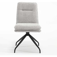Stühle mit Spider Gestell in Grau und Schwarz drehbar (2er Set) von Massivio