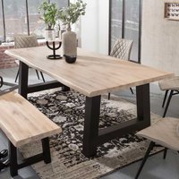 Tisch Esszimmer 300 cm breit Industry und Loft Stil von Massivio