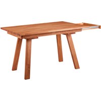 massivline&more Esstisch "Lorenzo/Roberto, Küchentisch, Tisch, Esstisch, Holztisch", (2 St.), Massivholztisch, Wahlweise mit Einlegeplatte von Massivline & More