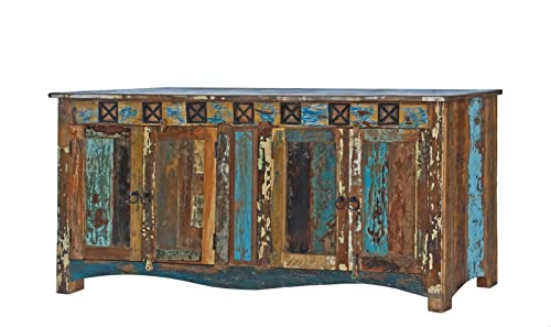 MASSIVMOEBEL24.DE Nature of Spirit Sideboard 178x41x88 Indisches Altholz, Farbe:Mehrfarbig lackiert, Größe:178x42x88 cm (BxTxH) MASSIVMOEBEL24.DE Nature of Spirit Sideboard 178x41x88 Indisches Altholz, Farbe:Mehrfarbig lackiert, Größe:178x42x88 cm (BxTxH) von MASSIVMOEBEL24.DE