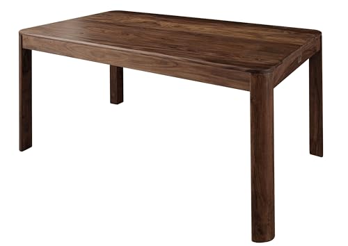 MASSIVMOEBEL24.DE | Toronto Esstisch aus Massivholz #224 | aus Sheeshamholz - Smoked Cherry, gewachst | 160x90x76 cm | Massivholztisch Esszimmertisch Holztisch von MASSIVMOEBEL24.DE