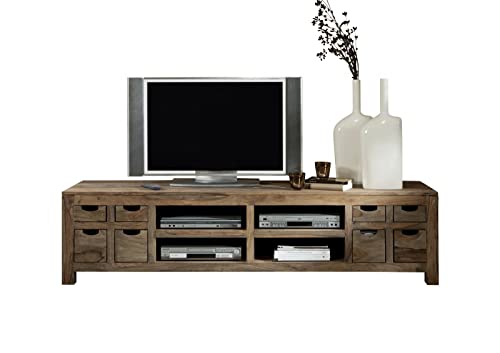 MASSIVMOEBEL24.DE Nature Grey TV-Board #42 Sheesham, Farbe:grau geölt, Größe:200x50x50 cm (BxTxH) MASSIVMOEBEL24.DE Nature Grey TV-Board #42 Sheesham, Farbe:grau geölt, Größe:200x50x50 cm (BxTxH) von MASSIVMOEBEL24.DE