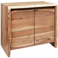 Badschrank Akazie 70x40x60 natur lackiert pure acacia 611 - natur von Massivmoebel24