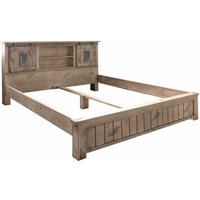 Massivmoebel24 - Bett Mango 140x200 whitewash lackiert railway 372 Massivmoebel24 - Bett Mango 140x200 whitewash lackiert railway 372 von Massivmoebel24