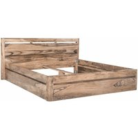 Bett Sheesham 160x200x90 smoked cherry gebeizt toronto 160 von Massivmoebel24