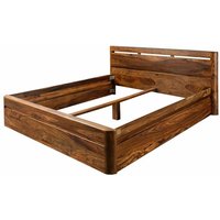 Bett Sheesham 180x200x90 walnuss gewachst TORONTO 253 von Massivmoebel24